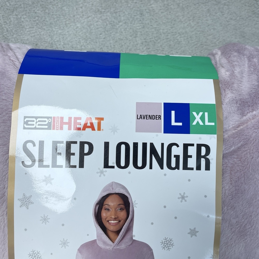 32 Degrees Women's L/XL Sleep Lounger Lavender H0883 - Picture 4 of 7